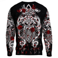 Viking Tyr Tattoo Blood Sweatshirts RLT12 - Wonder Print Shop
