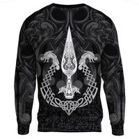 Viking Sweatshirts - Gungnir Of Odin and Drakkar RLT12 - Wonder Print Shop