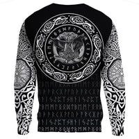 Viking Sweatshirts - Huginn and Muniin With Mjolnir RLT12 - Wonder Print Shop