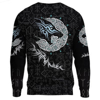 Viking Fenrir Wolf Sweatshirt RLT12 - Wonder Print Shop