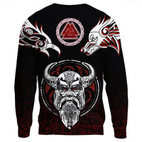 Viking Sweatshirts Odin, Raven, Fenrir and Valknut RLT12 - Wonder Print Shop