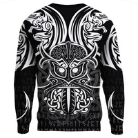 Viking Sweatshirts - Njord and Dragon Tattoo RLT12 - Wonder Print Shop