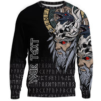 (Custom) Viking Sweatshirts - Viking Odin Raven RLT12 - Wonder Print Shop