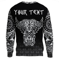 (Custom) Viking Sweatshirt - Odin And Raven Tattoo RLT12 - Wonder Print Shop