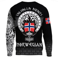 Viking Sweatshirt - Norwegian Drakkar RLT12 - Wonder Print Shop