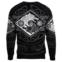 Vikings Sweatshirt The Wolves, Skoll and Hati RLT12 - Wonder Print Shop