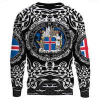 Viking Sweatshirt - Iceland Viking Pattern RLT12 - Wonder Print Shop
