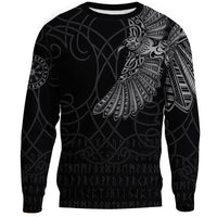 Viking Clothing Viking Odins Raven Tattoo Sweatshirts RLT12 - Wonder Print Shop