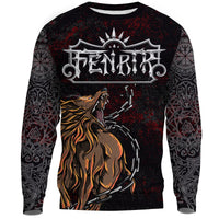 Viking Sweatshirt - Fenrir Art RLT12 - Wonder Print Shop