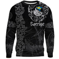 Viking Clothing Viking Drakkar Sweden Warship Sweatshirts RLT12 - Wonder Print Shop