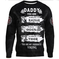 Viking Clothing Viking Daddy Sweatshirts RLT12 - Wonder Print Shop