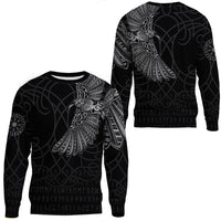 Viking Clothing Viking Odins Raven Tattoo Sweatshirts RLT12 - Wonder Print Shop