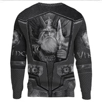 Viking Clothing Armor 3D Style Viking Odin Tattoo Sweatshirts RLT12 - Wonder Print Shop
