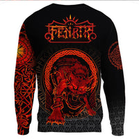 Viking Clothing Viking Fenrir Norse 3D Sweatshirts RLT12 - Wonder Print Shop