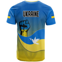 Ukraine T Shirt National Flag Style - Wonder Print Shop