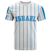 Custom Baseball 2023 Israel T Shirt LT6 - Wonder Print Shop
