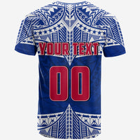 Custom And Number Toa Samoa Rugby T Shirt Siva Tau LT6 - Wonder Print Shop