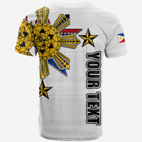Custom Filipino T Shirt Tribal White Style LT6 - Wonder Print Shop