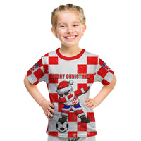 Croatia Christmas Santa Claus Dabbing T Shirt Replica Football Jersey LT6 - Wonder Print Shop