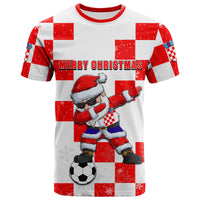 Croatia Christmas Santa Claus Dabbing T Shirt Replica Football Jersey LT6 - Wonder Print Shop