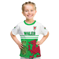 Custom Wales Football Qatar 2022 T Shirt Cymru Coat of Arms - Wonder Print Shop