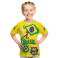Custom Brasil Football 2022 World Cup Qatar T Shirt - Wonder Print Shop