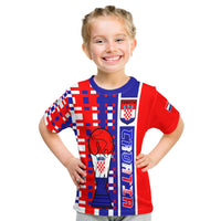 Croatia Football Flag Minimalist Style T Shirt - Wonder Print Shop