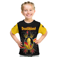 Custom Germany Football Black Eagle Jersey Deutschland Champion T Shirt - Wonder Print Shop