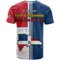 Dominican Republic Dia de la Independencia T Shirt Coat Of Arms And Flag Map - Wonder Print Shop