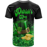St Patricks Day T Shirt Green Leprechaun Hat With Clover Leaf - Wonder Print Shop