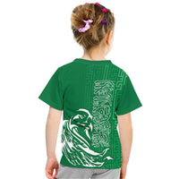 Saudi Arabia Football Falcon Bird And Arabic Text T Shirt - Wonder Print Shop