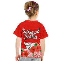 Hawaii Hibiscus Flower Mele Kalikimaka T Shirt - Wonder Print Shop