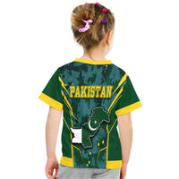 Pakistan Men in Green Cricket Team T Shirt Green Shirts Sport Style - Wonder Print Shop