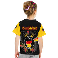 Germany Football Black Eagle Jersey Deutschland Champion T Shirt - Wonder Print Shop