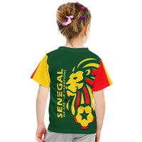 Senegal Football Lion of Teranga T Shirt - Wonder Print Shop