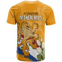 Netherlands Football Flag Mix Tulip Flower T Shirt - Wonder Print Shop