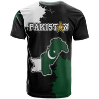 Pakistan Men in Green Cricket Team T Shirt Pakistan Player Flag Style - Wonder Print Shop