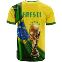Brasil Football Champions WC 2022 T Shirt - Wonder Print Shop