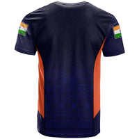 India National Cricket Team T Shirt Men In Blue Sports Style - Wonder Print Shop