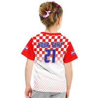 Custom Croatia Hrvatska Football Vibe T Shirt - Wonder Print Shop