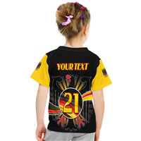 Custom Germany Football Black Eagle Jersey Deutschland Champion T Shirt - Wonder Print Shop