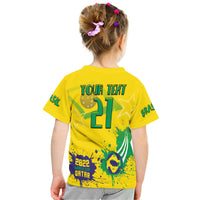 Custom Brasil Football 2022 World Cup Qatar T Shirt - Wonder Print Shop