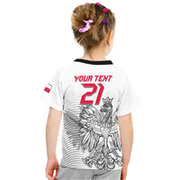 Custom Poland Football Eagles Sporty Style T Shirt - Wonder Print Shop