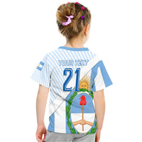 Custom Argentina Champions World Cup 2022 T Shirt La Albiceleste Sol de Mayo - Wonder Print Shop