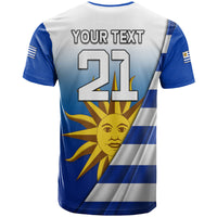 Custom Uruguay Football La Celeste World Cup T Shirt - Wonder Print Shop