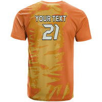 Custom Netherlands Football Oranje Sport Design T Shirt - Wonder Print Shop