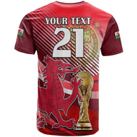 Custom Wales Football Champions Qatar 2022 Sport Style T Shirt Red - Wonder Print Shop