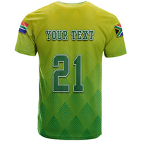 Custom South Africa National Cricket Team T Shirt Proteas Sports Yellow Style - Wonder Print Shop