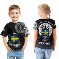 Viking T shirt Kid - Swedish Drakkar RLT12 - Wonder Print Shop