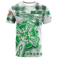 Custom Ireland Cross Cricket Team T Shirt Celtic Irish Green Pattern Unique - Wonder Print Shop